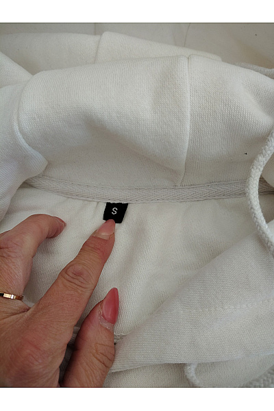 Béžová pánská mikina s kapucí a klokaní kapsou Vel. S | Unimoda | obrázek 6