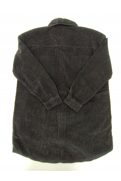 URBAN CLASSICS Černá manšestrová košilová přechodová bunda Velikost S | URBAN CLASSICS | obrázek 7