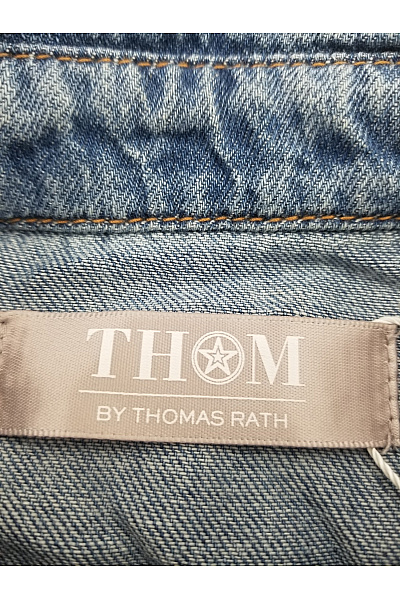 THOM By Thomas Rath Dámská modrá bavlněná riflová košile s dlouhým rukávem Vel. DE 34 | THOM By Thomas Rath | obrázek 6