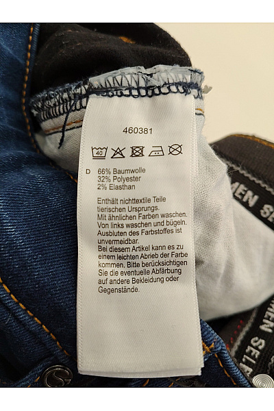 GENTLEMEN SELECTION Pánské modré bavlněné džíny rovné klasické Vel. DE 50 | GENTLEMEN SELECTION | obrázek 8