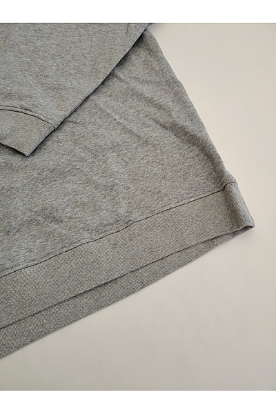 Dámská šedá bavlněná mikina s kapucí oversized Velikost 4xl | Unimoda | obrázek 3