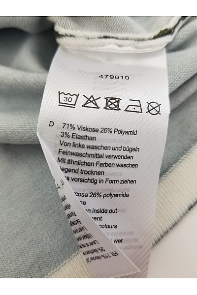 OVANTI Dámská khaki halenka s dlouhým rukávem a metalickým vzorem Velikost DE 42 | OVANTI | obrázek 6