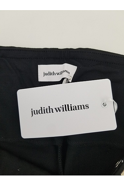 Judith Williams Černé elegantní kalhoty s vysokým pasem a knoflíky Vel. DE 40 | Judith Williams | obrázek 5