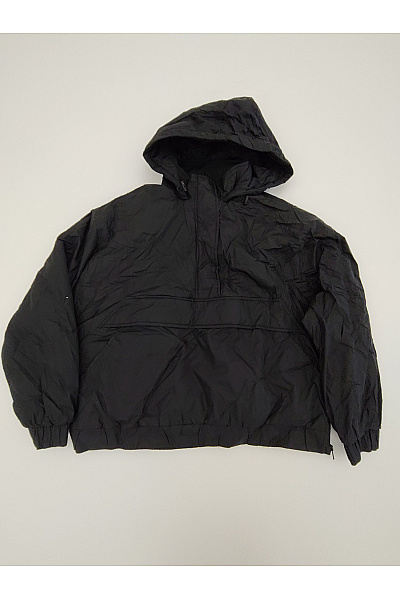 URBAN CLASSICS Černá dámská anorak bunda s kapucí přes hlavu Velikost 3XL | URBAN CLASSICS | obrázek 2