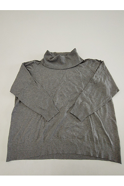 HELENA VERA Šedý dámský rolák oversized basic Vel. DE 52 | HELENA VERA | obrázek 2