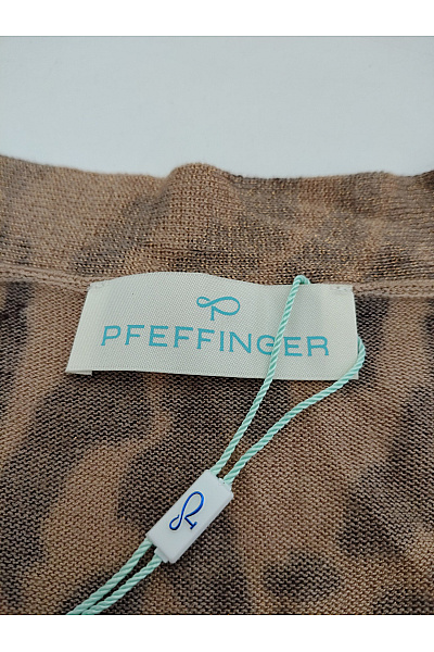 PFEFFINGER Dámská pletená halenka s dlouhým rukávem a zvířecím vzorem Velikost DE 38 | PFEFFINGER | obrázek 3