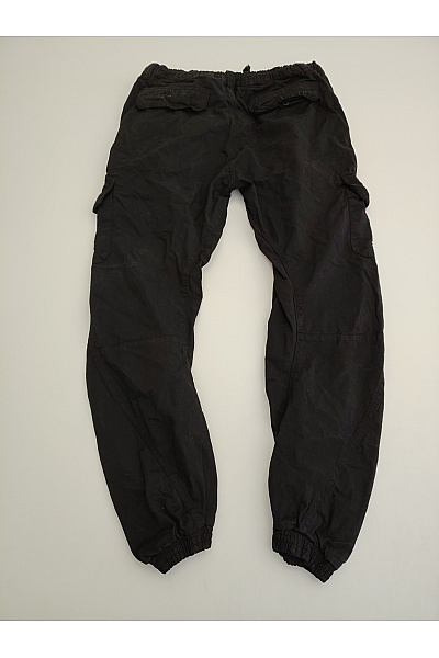 URBAN CLASSICS Černé bavlněné cargo kalhoty jogger s kapsami Velikost XL | URBAN CLASSICS | obrázek 3