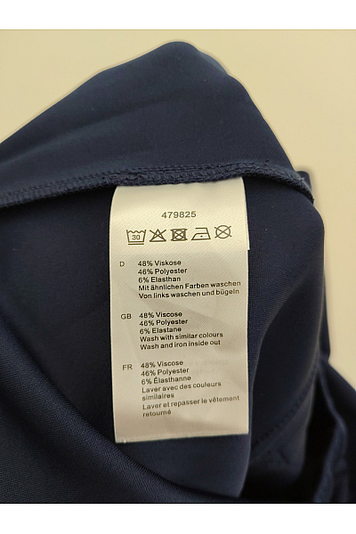 Jana Ina Modré cargo midi sukně s rozparkem a vysokým pasem Vel. EU 40 | Jana Ina | obrázek 8