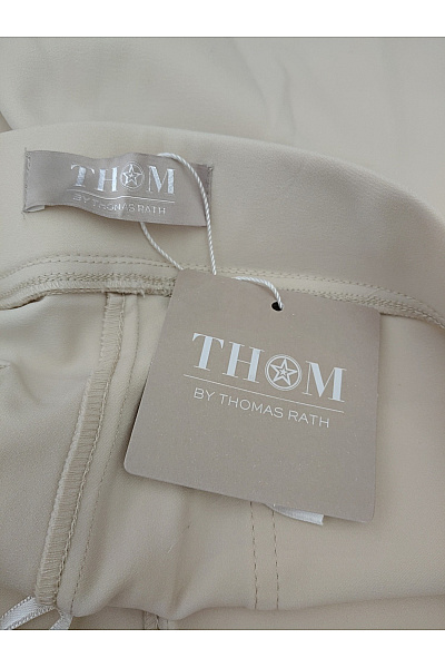 THOM By Thomas Rath Béžové dámské úzké kalhoty s vysokým pasem Vel. DE 42 | THOM By Thomas Rath | obrázek 8