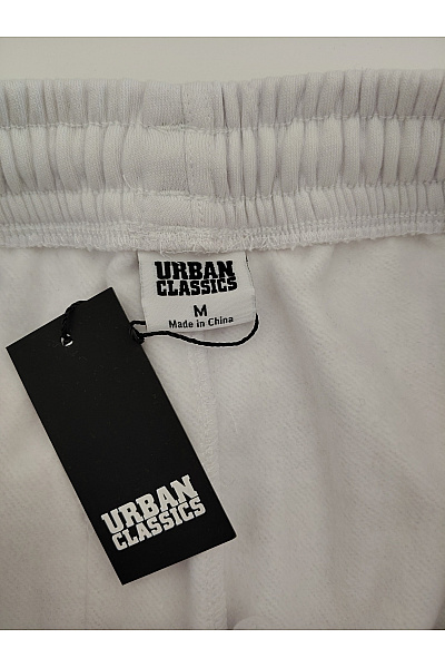 URBAN CLASSICS Bílé bavlněné tepláky s vysokým pasem Vel. M | URBAN CLASSICS | obrázek 6