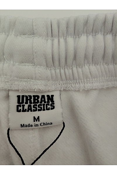 URBAN CLASSICS Bílé bavlněné tepláky s vysokým pasem Vel. M | URBAN CLASSICS | obrázek 7