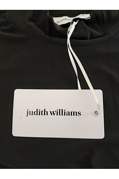 Judith Williams Černé midi šaty s dlouhým rukávem a stojáčkem Vel. DE 36 | Judith Williams | obrázek 6