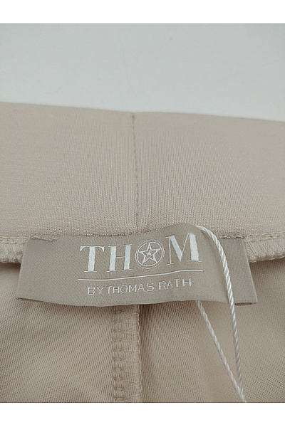 THOM By Thomas Rath Béžové široké kalhoty s lampasem Velikost DE 20 | THOM By Thomas Rath | obrázek 6