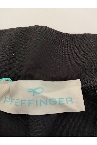 PFEFFINGER Černé zvonové kalhoty s vysokým pasem Velikost DE 20 | PFEFFINGER | obrázek 5