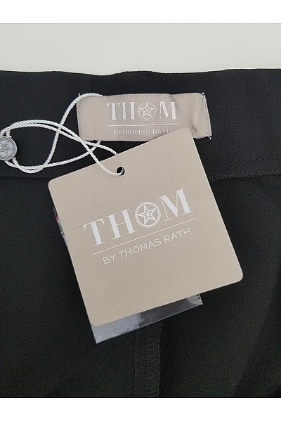 THOM By Thomas Rath Dámské černé elegantní společenské kalhoty s puky Velikost DE 44 | THOM By Thomas Rath | obrázek 6