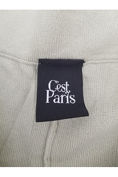 C'est tout Khaki široké kalhoty s kapsami Palazzo Vel. DE 42 | C'est tout | obrázek 5