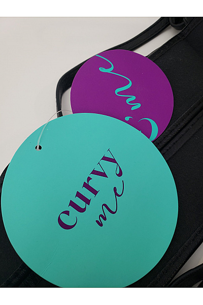 curvy me Černý široký zavazovací pásek Vel. one size | curvy me | obrázek 6