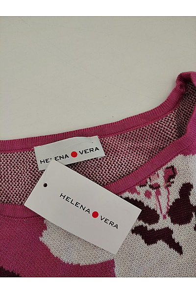 HELENA VERA Dámská bavlněná halenka s květinovým vzorem a 3/4 rukávem Vel. DE 48 | HELENA VERA | obrázek 6
