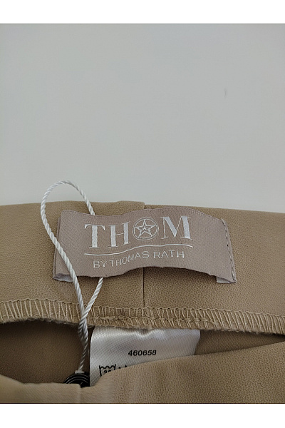 THOM By Thomas Rath Béžové elegantní kalhoty s vysokým pasem Velikost DE 36 | THOM By Thomas Rath | obrázek 6