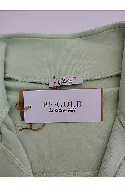 Belinda Gold Dámská vesta s páskem khaki elegantní bez rukávů Velikost DE 46 | Belinda Gold | obrázek 6