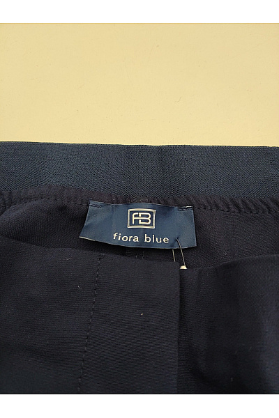 fiora blue Dámské černé elegantní společenské kalhoty s kapsami Velikost 46 | fiora blue | obrázek 7