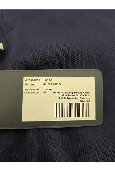fiora blue Dámské černé elegantní společenské kalhoty s kapsami Velikost 46 | fiora blue | obrázek 8