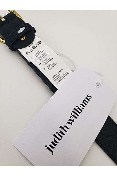Judith Williams Černý dámský pásek se zlatou sponou smart casual | Judith Williams | obrázek 5