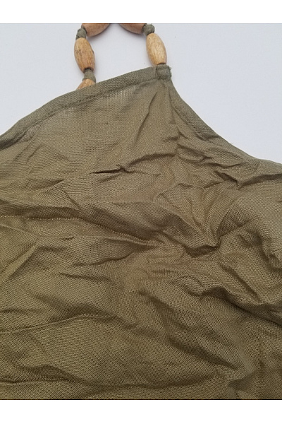 boohoo Dámský khaki komplet palazzo široké kalhoty a top Vel. 46 | boohoo | obrázek 8