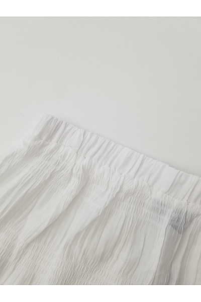 boohoo Bílý oversized komplet košile a kraťasy Velikost L | boohoo | obrázek 4