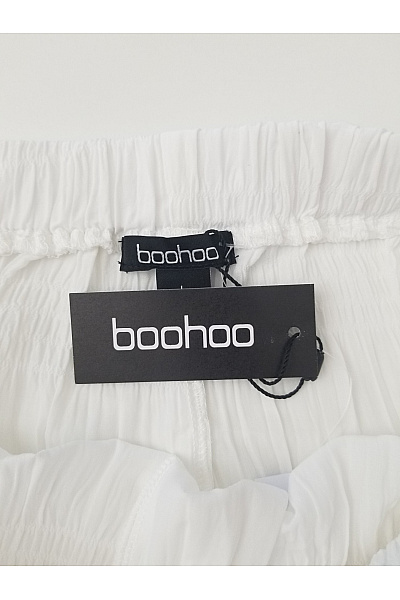 boohoo Bílý oversized komplet košile a kraťasy Velikost L | boohoo | obrázek 6
