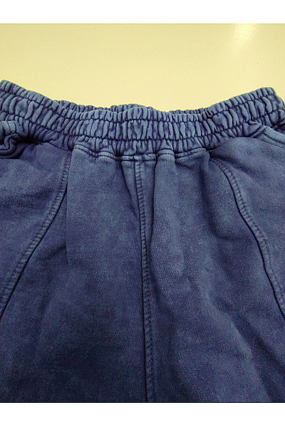 boohoo Dámský bavlněný komplet mikina a šortky modrý oversized Vel. EU 36 | boohoo | obrázek 6