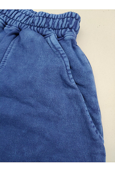 boohoo Dámský bavlněný komplet mikina a šortky modrý oversized Vel. EU 36 | boohoo | obrázek 7