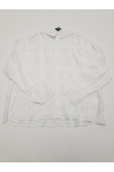 boohoo Bílé oversized volné letní dvoudílné dámské komplety Velikost L | boohoo | obrázek 3
