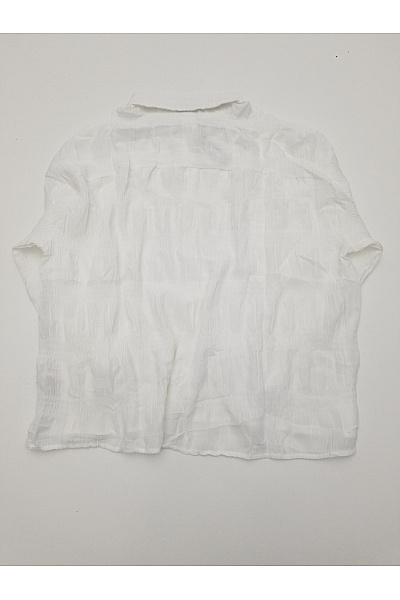 boohoo Bílé oversized volné letní dvoudílné dámské komplety Velikost L | boohoo | obrázek 4