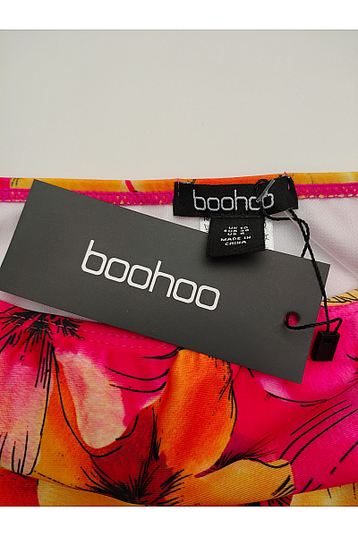 boohoo Dámské plavkové kalhotky s vysokým pasem květinové Vel. 38 | boohoo | obrázek 3