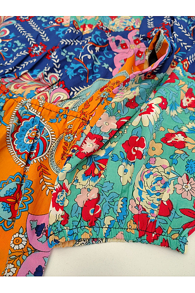 boohoo Barevné boho šaty s dlouhým rukávem Velikost US 12 | boohoo | obrázek 4