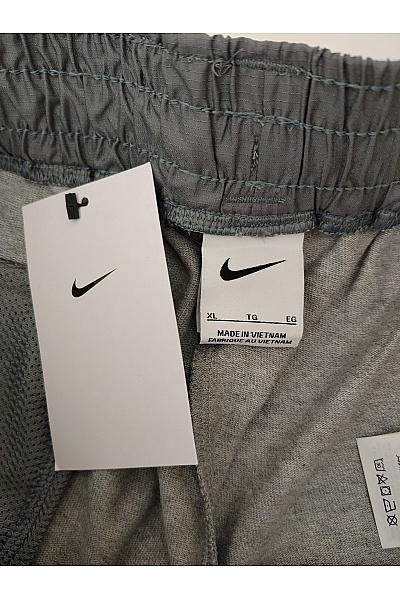 Nike Pánské šedé bavlněné teplákové kraťasy s kapsami Velikost US XL | Nike | obrázek 6