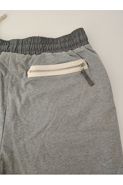 Nike Pánské šedé bavlněné teplákové kraťasy s kapsami Velikost US XL | Nike | obrázek 8