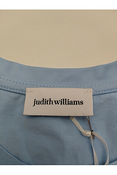 Judith Williams Dámské bavlněné modré tričko s krátkým rukávem a rozparkem Vel. DE 36 | Judith Williams | obrázek 6