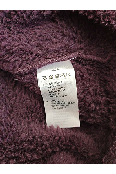 Lavelle Dámská fialová chlupatá mikina na zip s kapucí Vel. DE 44 | Lavelle | obrázek 7