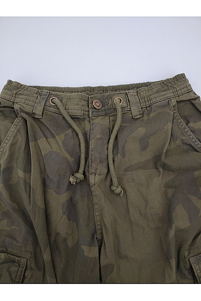 URBAN CLASSICS Pánské khaki maskáčové cargo kalhoty jogger s kapsami Velikost 28 | URBAN CLASSICS | obrázek 5