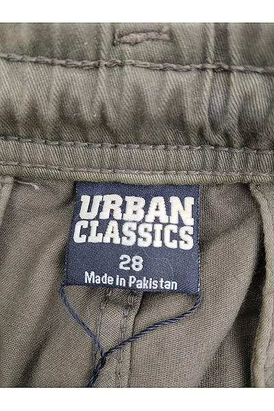 URBAN CLASSICS Pánské khaki maskáčové cargo kalhoty jogger s kapsami Velikost 28 | URBAN CLASSICS | obrázek 6