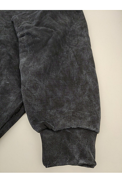 Kani Pánská černá mikina na zip s kapucí vintage streetwear Vel. XL | Kani | obrázek 2