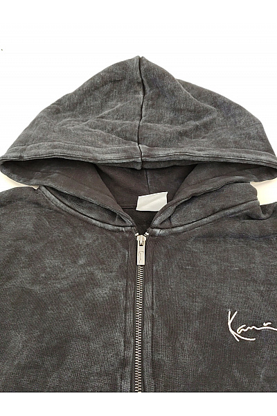 Kani Pánská černá mikina na zip s kapucí vintage streetwear Vel. XL | Kani | obrázek 5