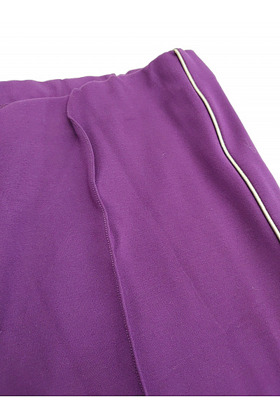 Judith Williams Fialové elegantní kalhoty s lampasem Vel. DE 42 | Judith Williams | obrázek 3