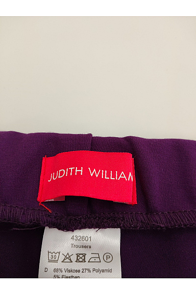 Judith Williams Fialové elegantní kalhoty s lampasem Vel. DE 42 | Judith Williams | obrázek 6