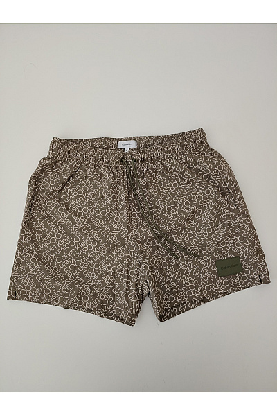 Calvin Klein Khaki plavecké kraťasy s potiskem Velikost M | Calvin Klein | obrázek 2