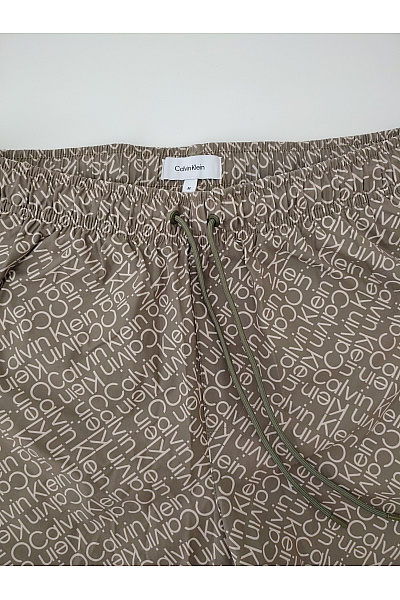 Calvin Klein Khaki plavecké kraťasy s potiskem Velikost M | Calvin Klein | obrázek 4