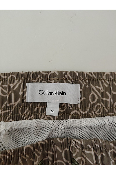 Calvin Klein Khaki plavecké kraťasy s potiskem Velikost M | Calvin Klein | obrázek 7