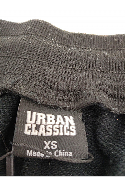 URBAN CLASSICS Černé bavlněné tepláky s lampasem Velikost XS | URBAN CLASSICS | obrázek 6